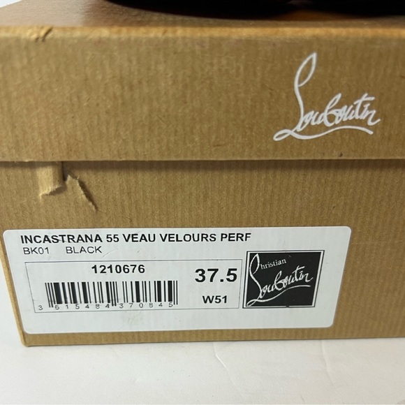 Christian Louboutin Incastrana 55 shoe heel pump 37.5 - Picture 7 of 9